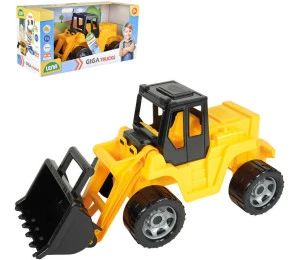 LENA Giga Trucks auto nakladač 62cm žluto-černý bagr na písek pl