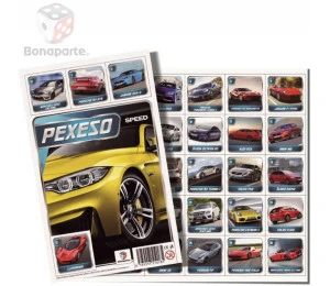 BONAPARTE Pexeso Auta Speed 32 dvojic fotografie *SPOLEČENSKÉ HR