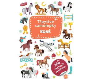 JIRI MODELS Samolepky třpytivé 280ks s glitry Koně