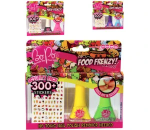 EP Line BO-PO Food Frenzy lak na nehty slupovací 2ks + samolepky