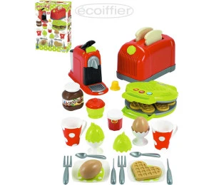 ECOIFFIER Baby set snídaňový velký s topinkovačem a kávovarem pr