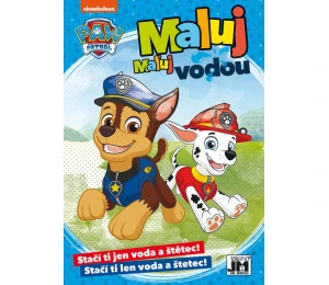 JIRI MODELS Maluj vodou A5 Tlapková Patrola omalovánky