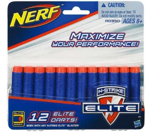 HASBRO NERF Šipky náhradní do pistole 12 ks