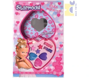 MAC TOYS Dětský Make Up dvojité srdíčko set dětské šminky v krab