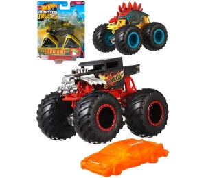 MATTEL HOT WHEELS Auto Monster Trucks Kaskadérské kousky set s v