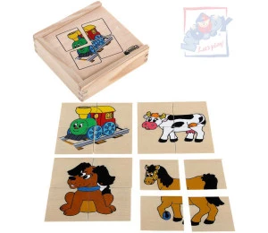WOODY DŘEVO Minipuzzle 