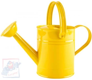 WOODY Konev dětská kropící žlutá 29cm plechová 1,5 l s kropítkem