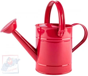 WOODY Konev dětská kropící červená 29cm plechová 1,5 l s kropítk