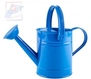 WOODY Konev dětská kropící modrá 29cm plechová 1,5 l s kropítkem