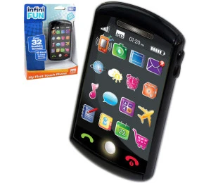Telefon smartphone dotykový dětský baby 12cm na baterie Světlo Z