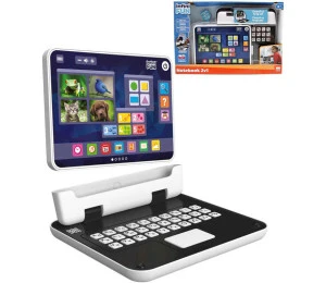Baby Můj první tablet naučný 2v1 notebook na baterie pro miminko