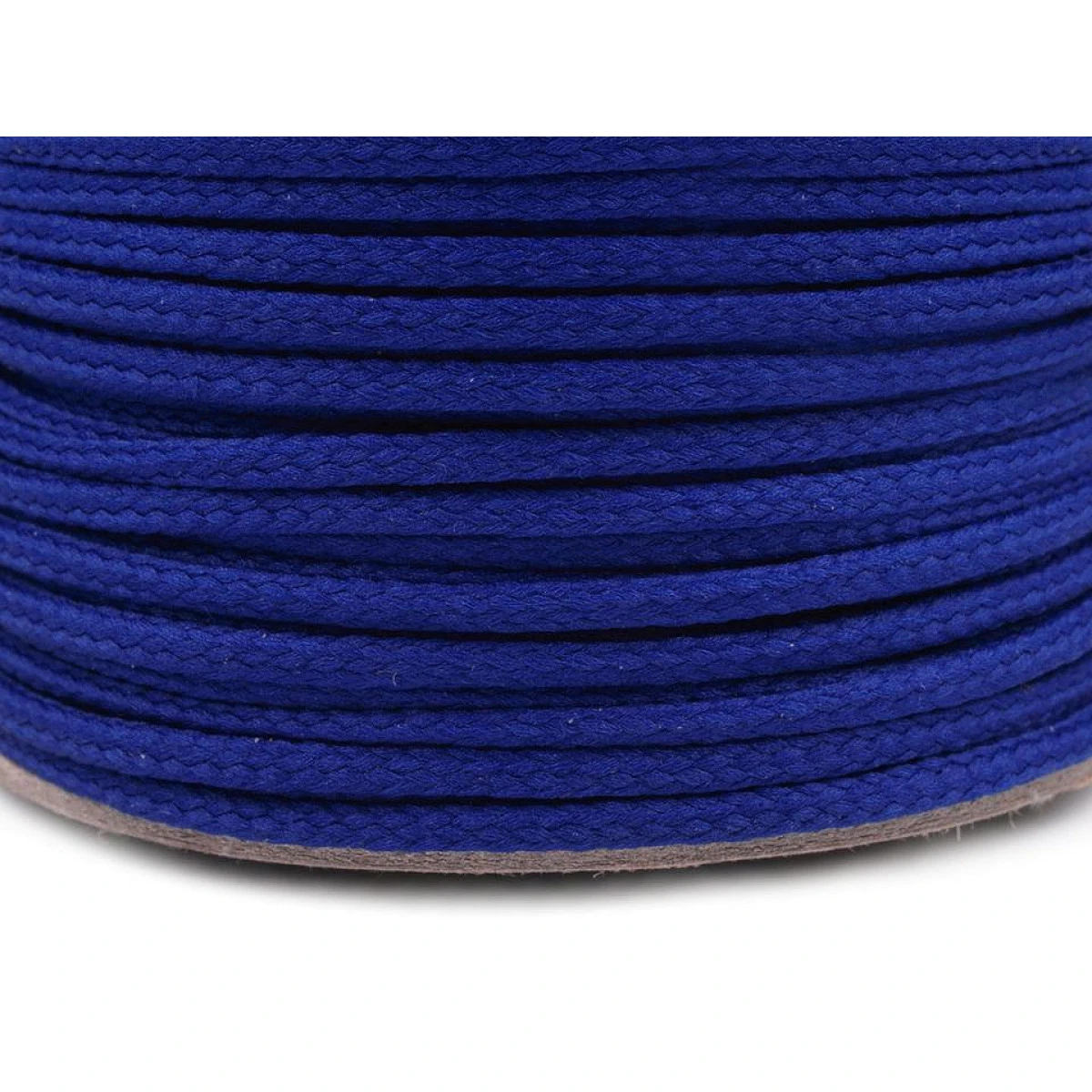 Oděvní šňůra PES O4 mm - královsky modrá
