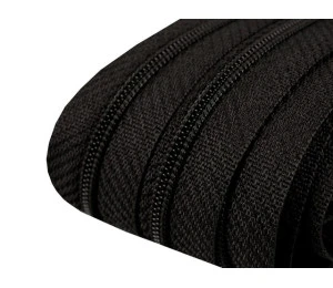 Zip spirálový v metráži 3mm - černá