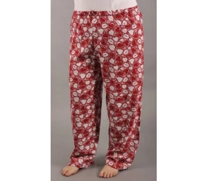 Dámské samostatné kalhoty dlouhé Maxipusinky - 3XL červené