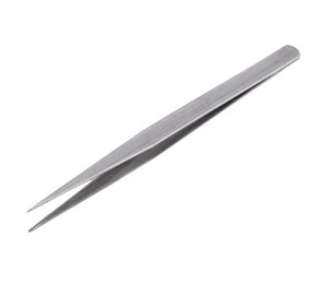 Rovná kovová pinzeta délka 15 cm
