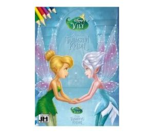 JIRI MODELS Omalovánky A5+ Disney Víly - lesklá vazba