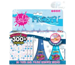 BO-PO Frosty set lak na nehty slupovací 2ks Frozen