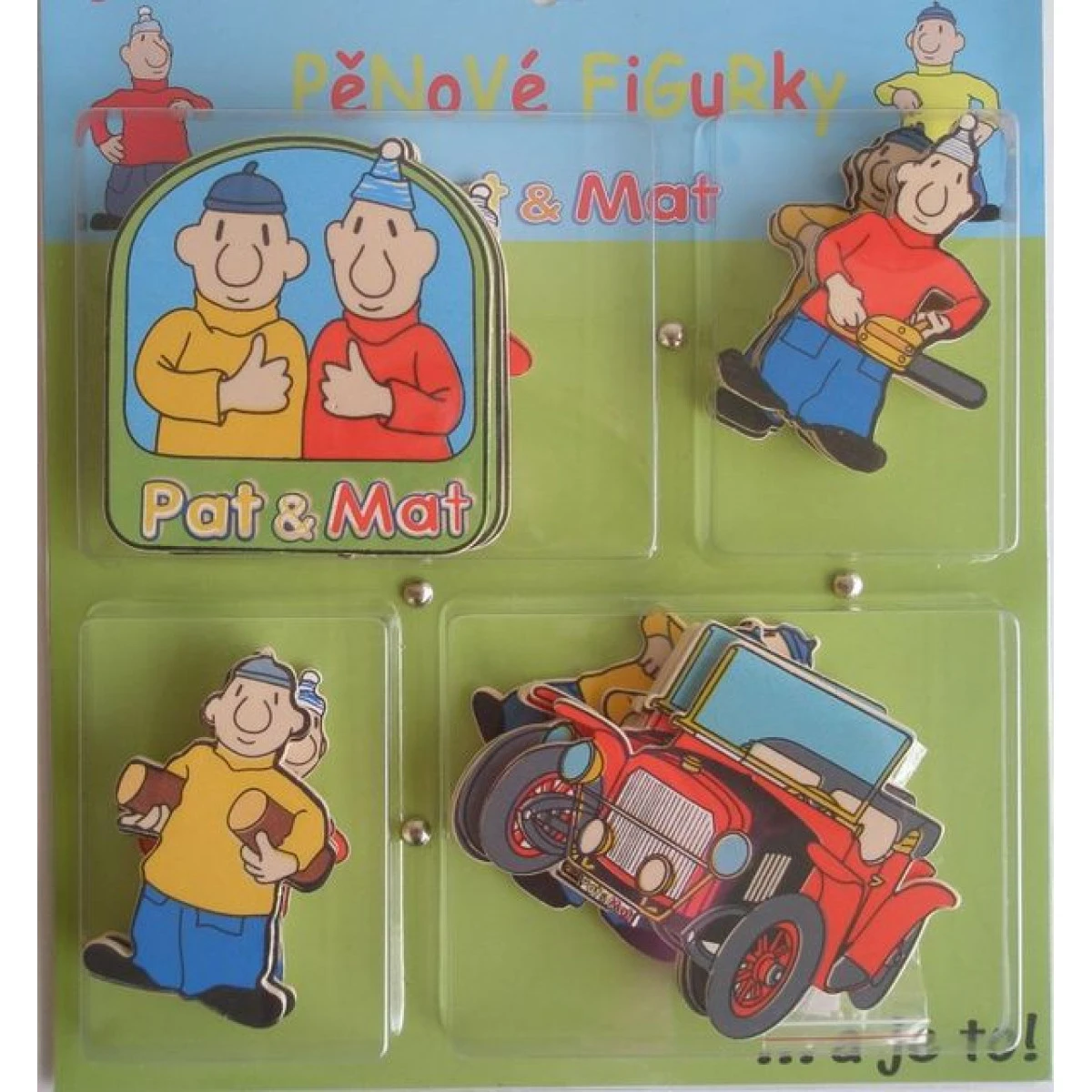 Set MINI pěnových figurek PAT A MAT 24 ks