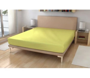 Nepropustné froté prostěradlo 70x160 - žlutá