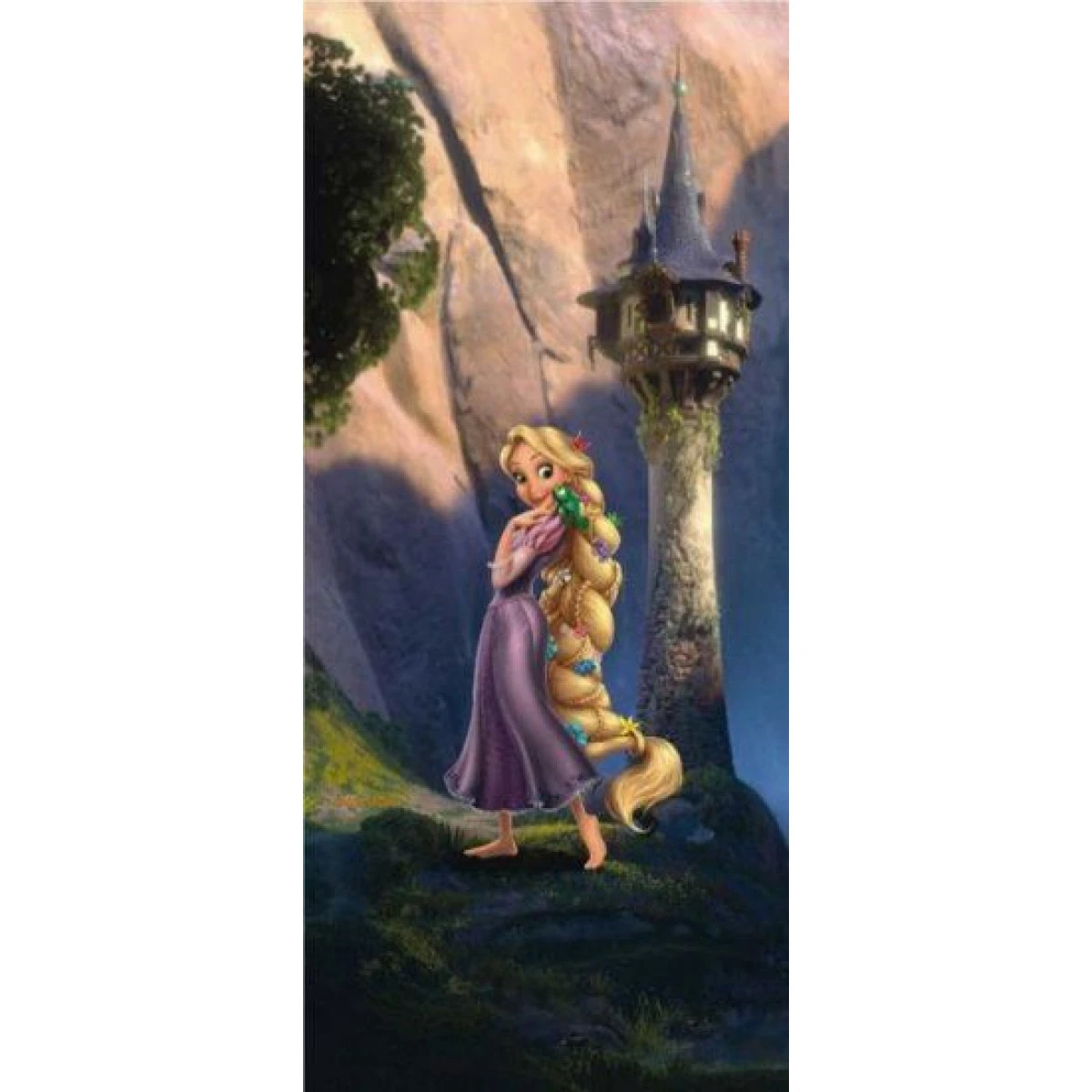 Fototapeta 1-dílná Disney Rapunzel - Na vlásku 90x202 cm