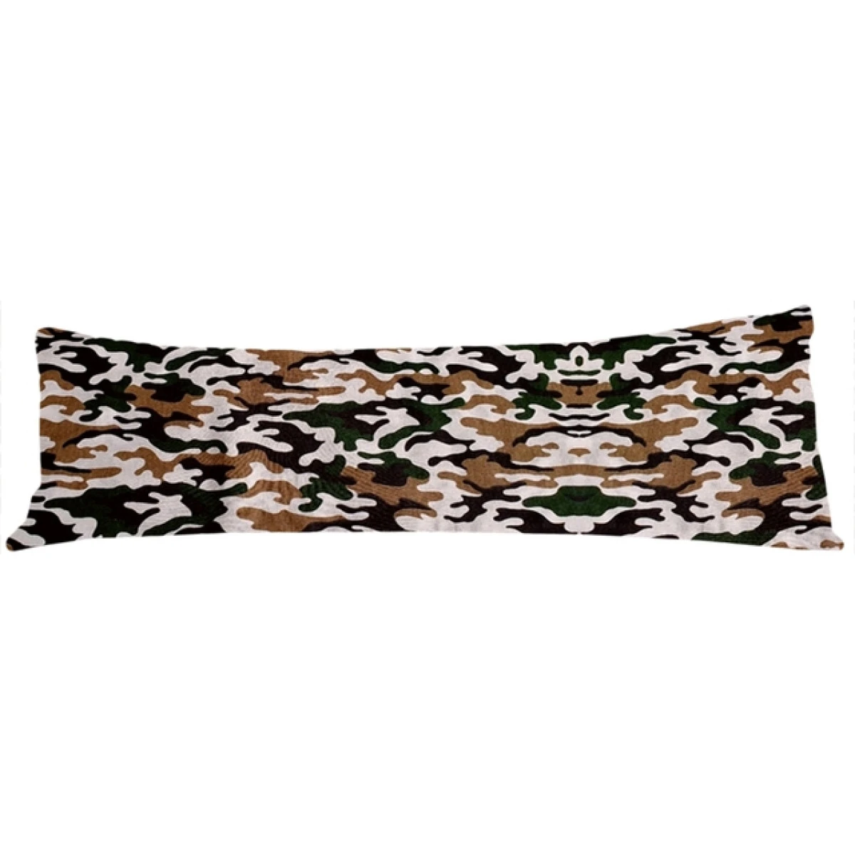 Povlak na dlouhý polštář 55x180cm - Maskáč bílý