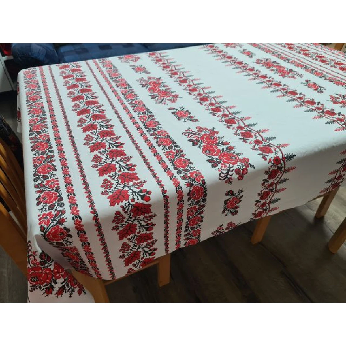 Bavlněný ubrus retro selský styl