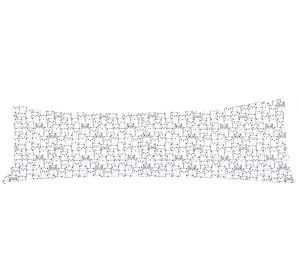 Povlak na dlouhý polštář 50x150cm - Kočičí průvod