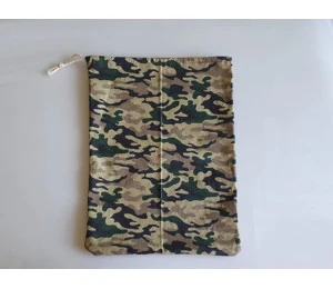 Bavlněný pytlík - Maskáčový vzor, khaki