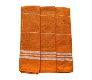 Utěrky z egyptské bavlny 3ks č.63 - oranžová