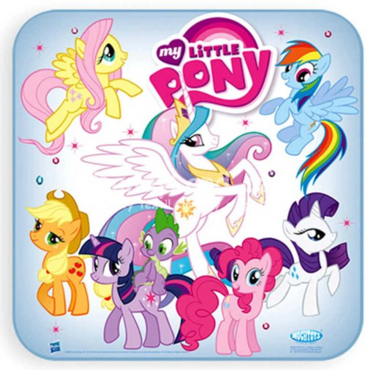 Stolek MLP dětský plastový My Little Pony 60x60x50cm barevný pro