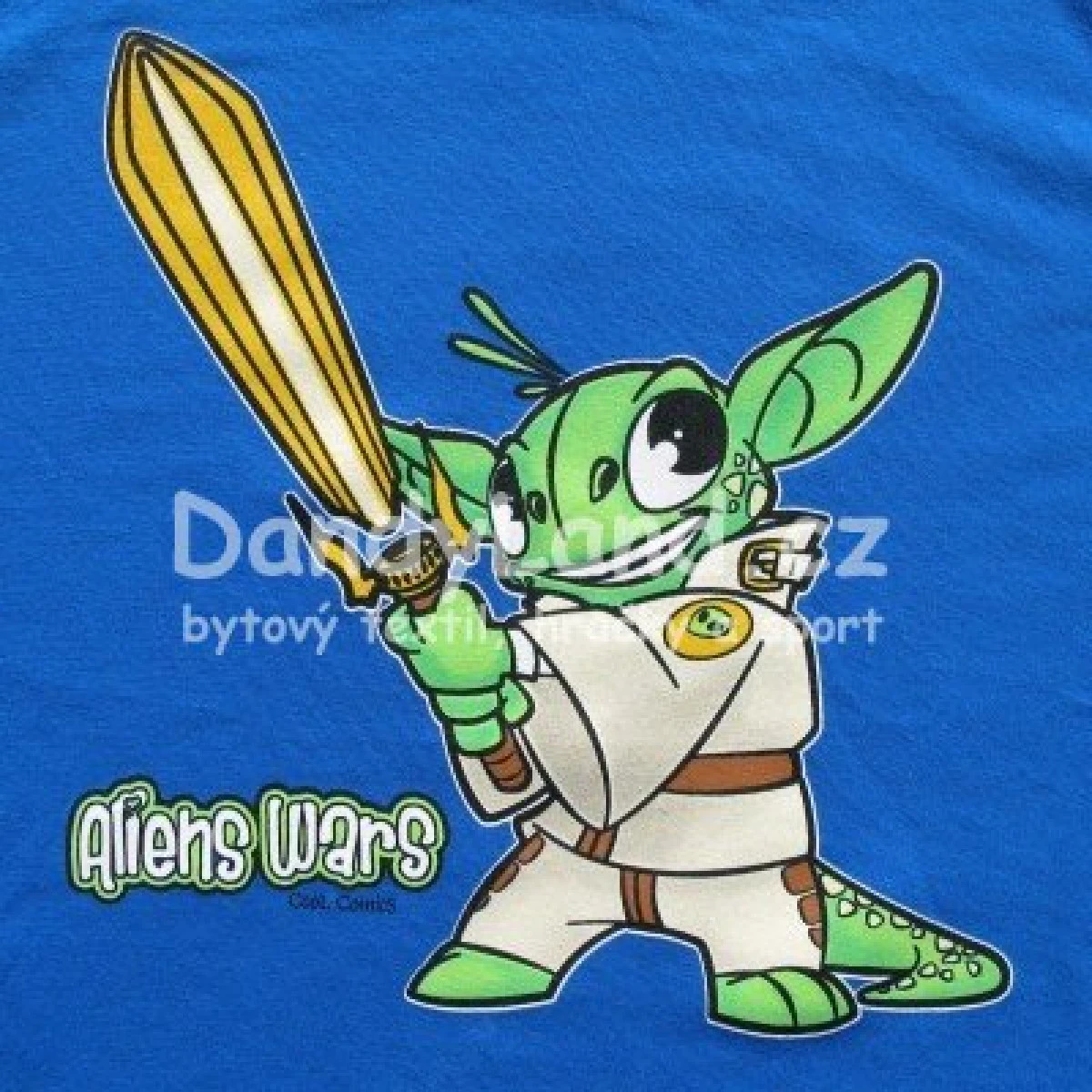 Dětské pyžamo dlouhé Aliens wars - zelená 3/4 roky