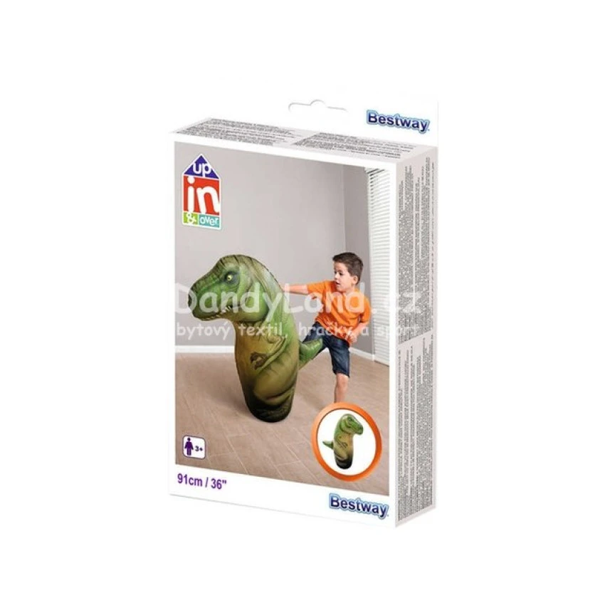 Dětský boxovací pytel dinosaurus 96cm Tyrannosaurus Rex vstávák