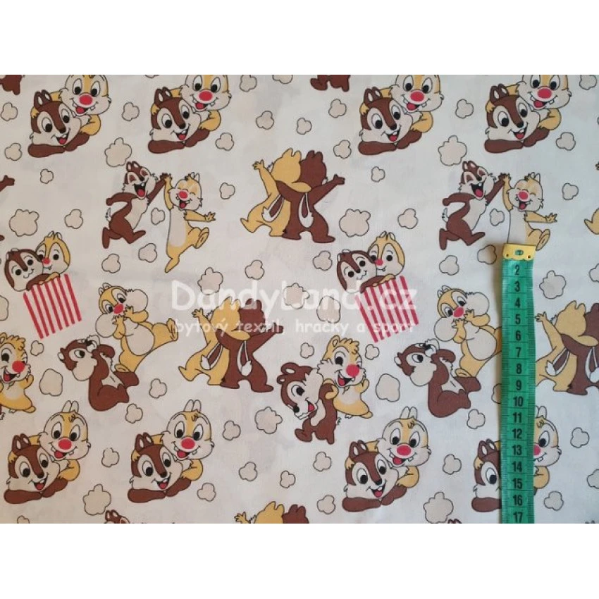 Dětský polštářek Rychlá rota Chip a Dale 40x40cm