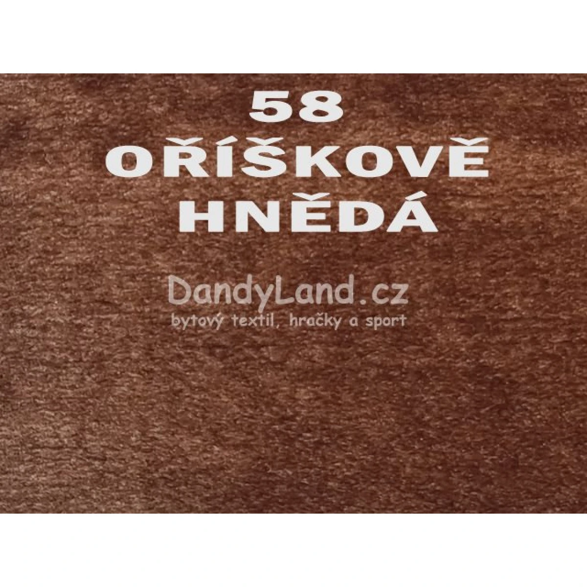 Mikroplyšové prostěradlo 120x200cm - oříškově hnědá