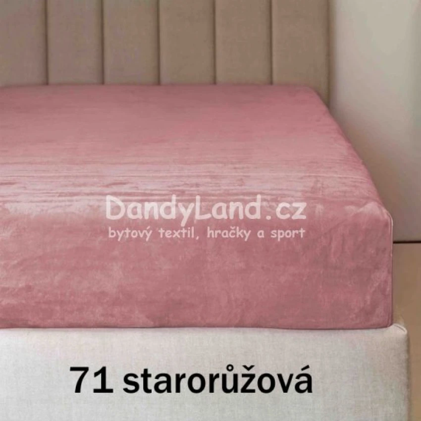 Mikroflanelové prostěradlo 100x200cm 260g/m2