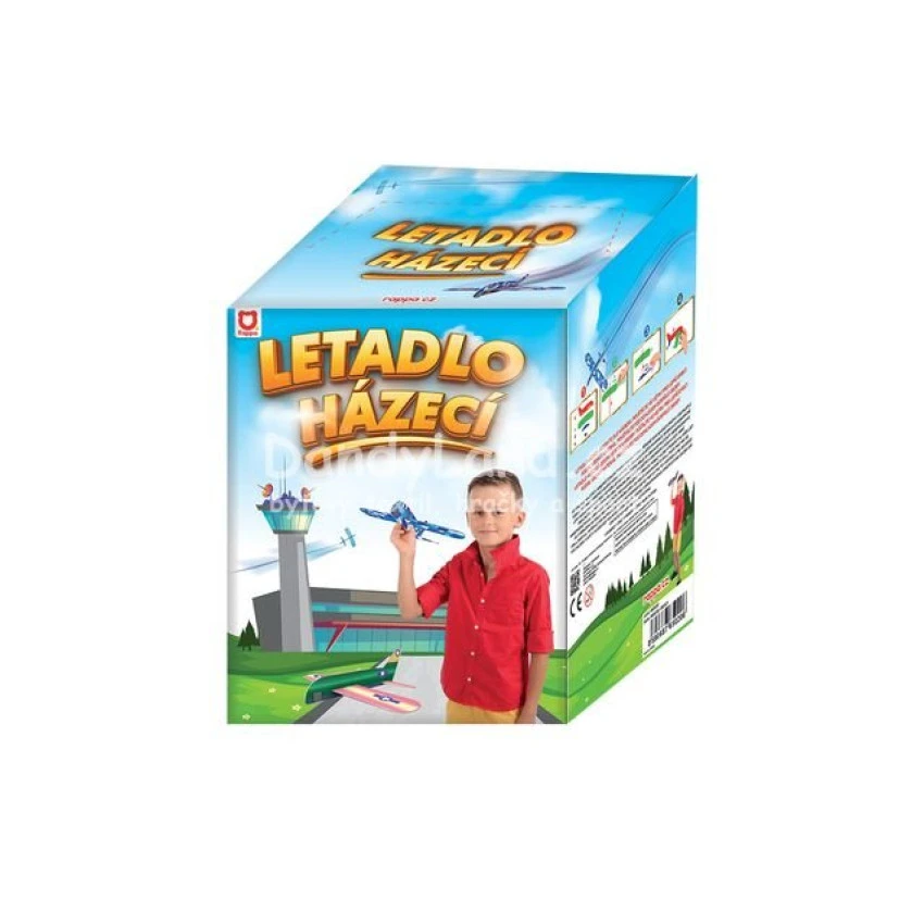 Házecí polystyrenové letadlo 16,5cm sada 4 druhy