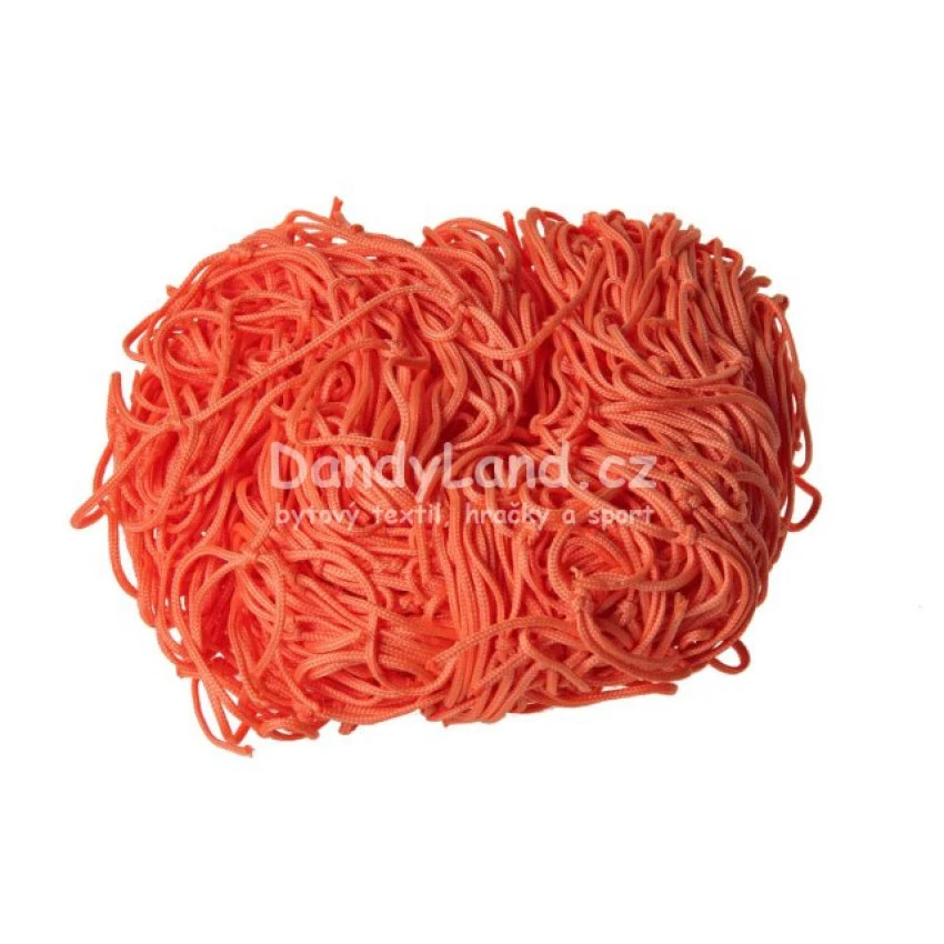 Oranžová dekorační síť 5x1m oko 10x10cm