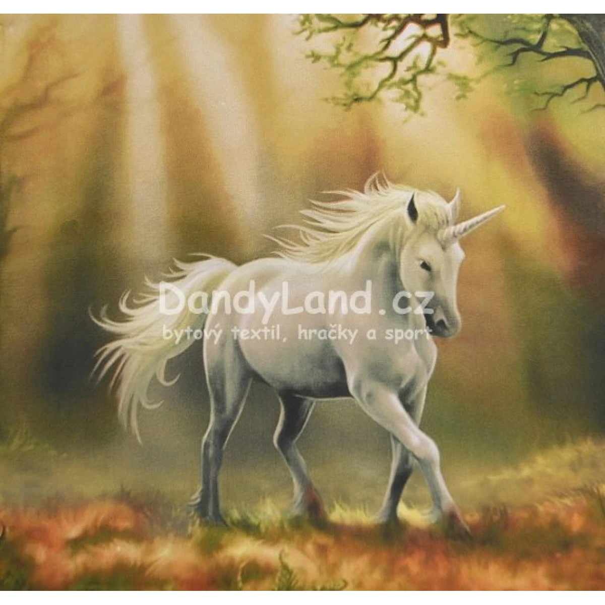3D povlečení z mikrovlákna 140x200, 70x90 - Jednorožec