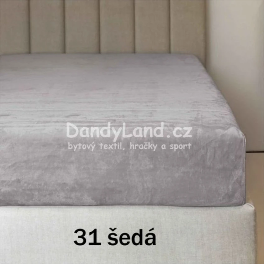 Mikroflanelové prostěradlo 100x200cm 260g/m2