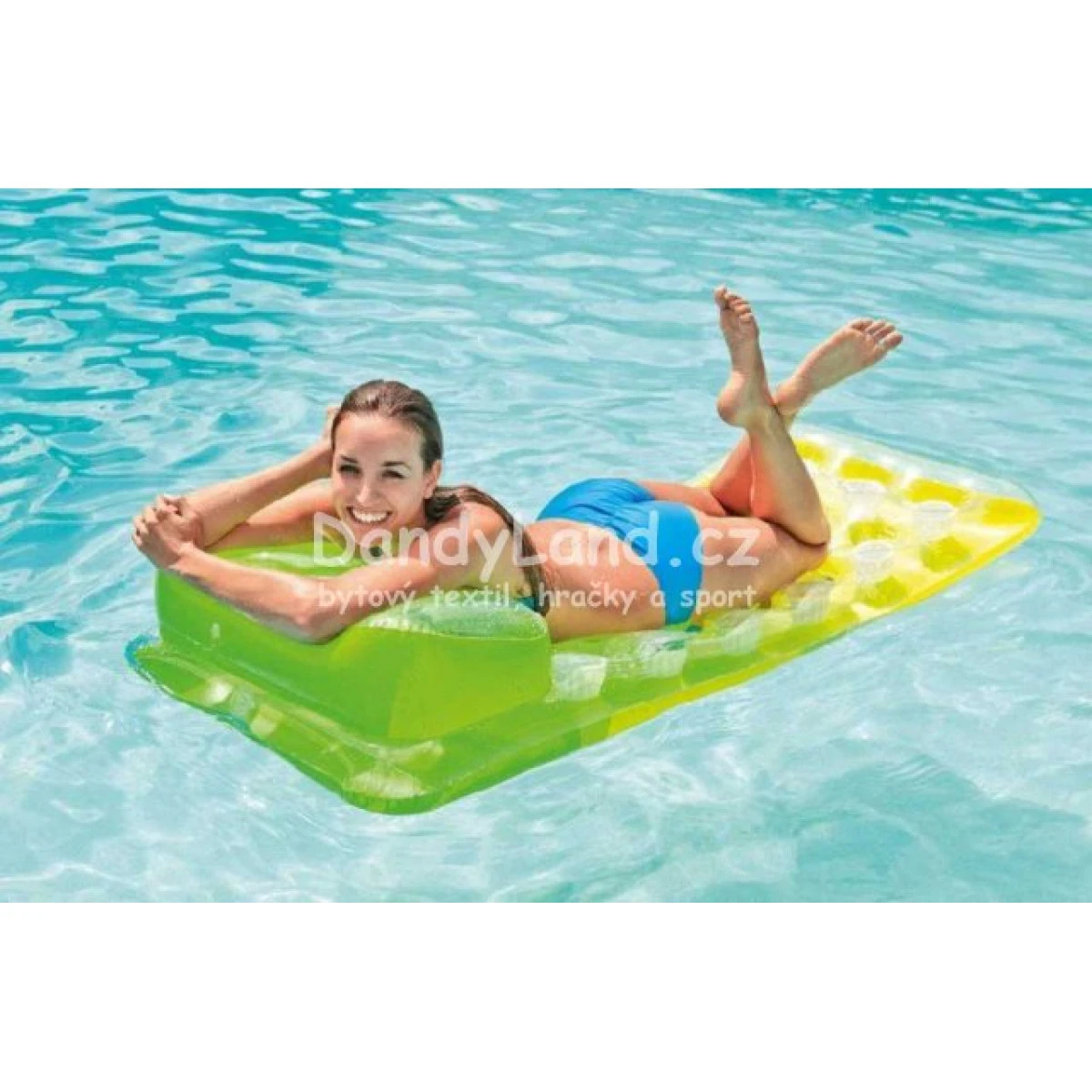 INTEX Lehátko 188 x 71cm matrace s 18 otvory do vody 3 barvy