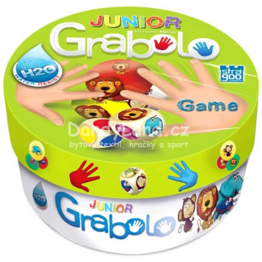 STRAGOO Hra Grabolo junior (voděodolné karty H2O) *SPOLEČENSKÉ H