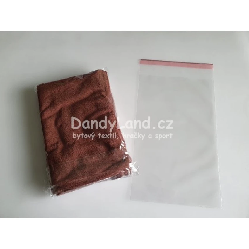 20ks Sáček PP se samolepicí klopou 200x305mm (lesklý)