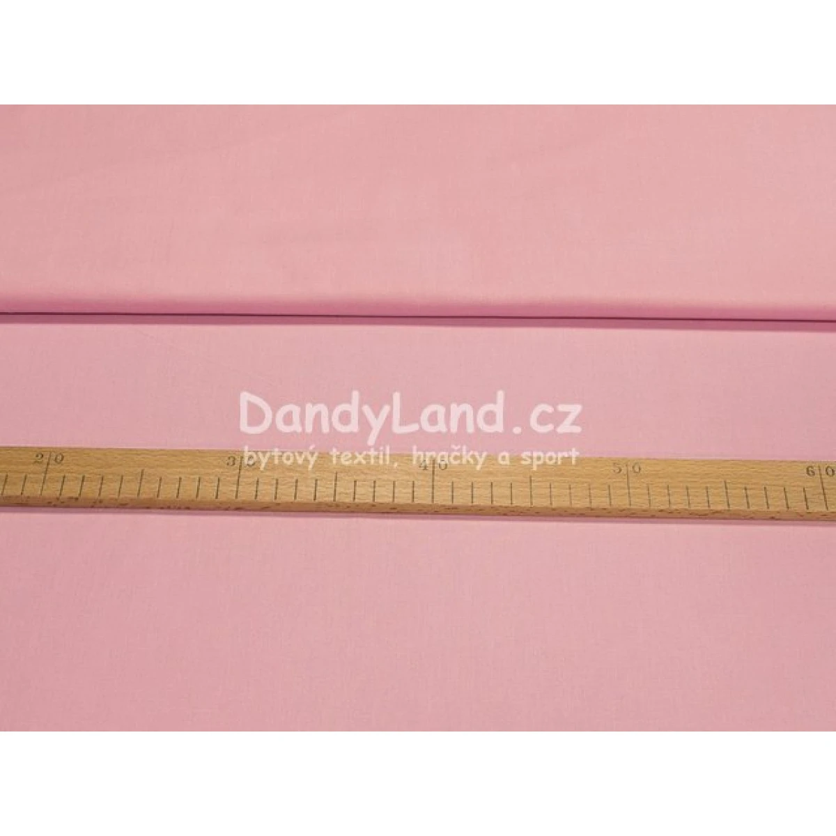 Bavlněná látka metráž šíře 240 cm - růžová (pudrová)