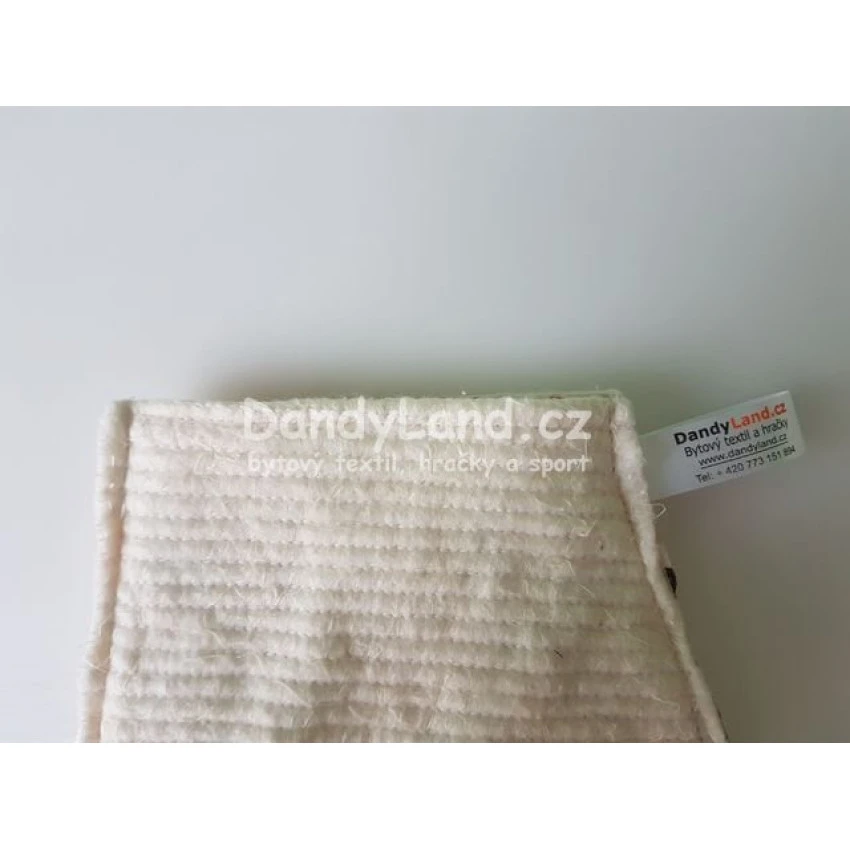 Dětské chňapky Žlutooranžové, barevné kytičky - sada 2ks