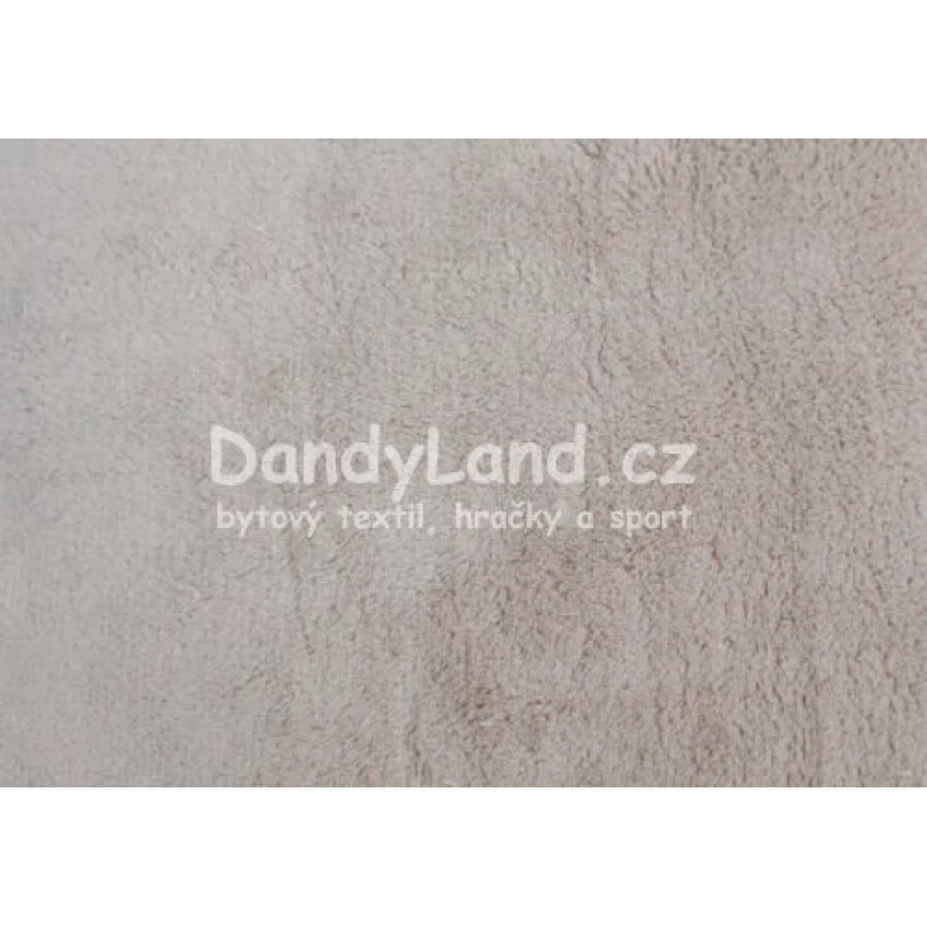Povlak mikro 50x70 mikroplyš - bílá káva