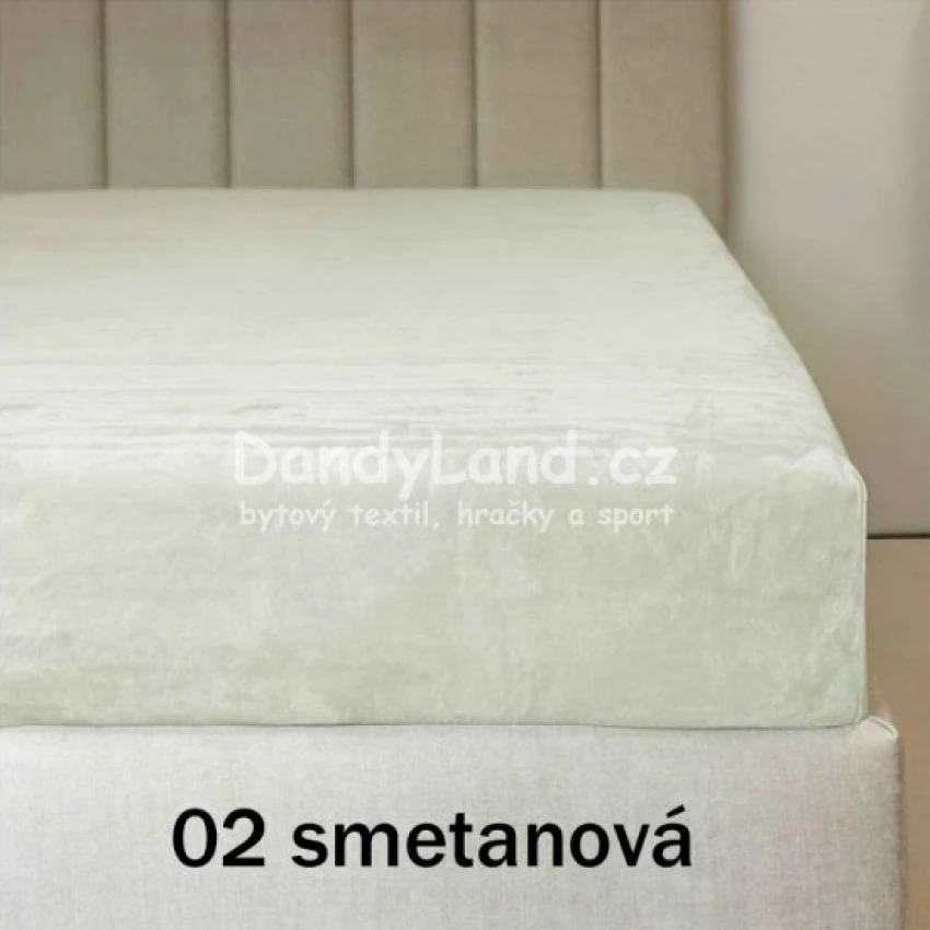 Mikroflanelové prostěradlo 100x200cm 260g/m2
