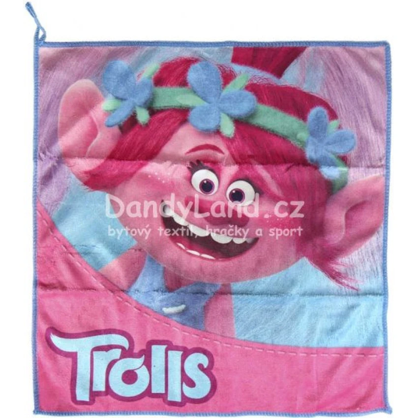 Kosmetický dětský set 4ks Trollové v taštičce na zip