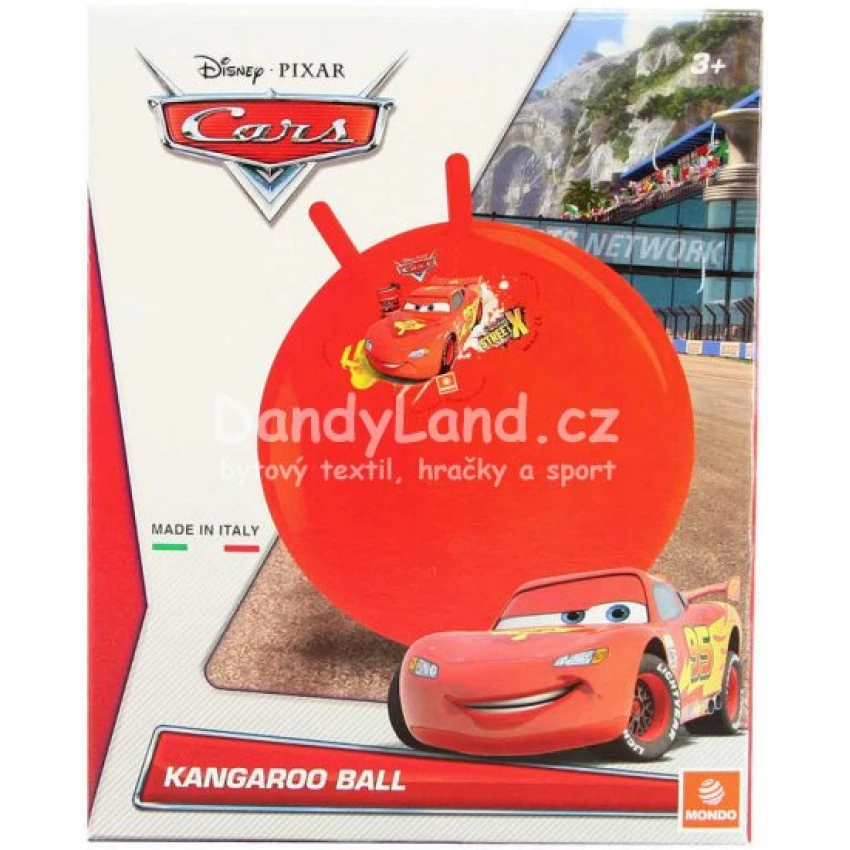 MONDO Míč nafukovací skákací Auta (Cars) 50cm hopsadlo klučičí č
