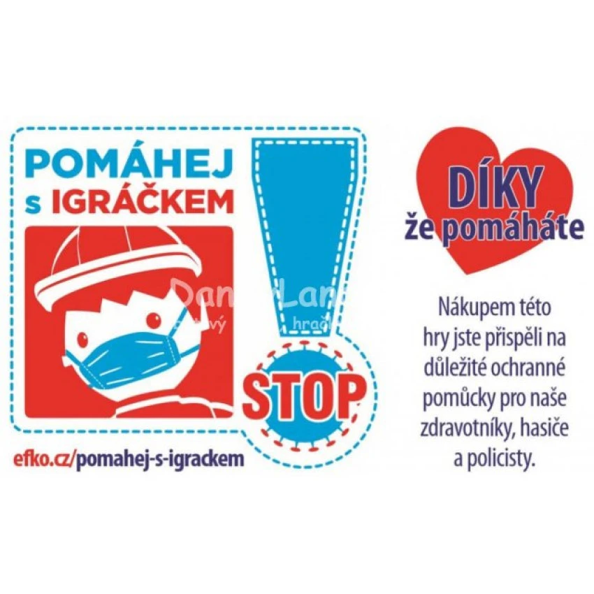 EFKO IGRÁČEK s rouškou figurka Lékárník Pomáhej s Igráčkem limit