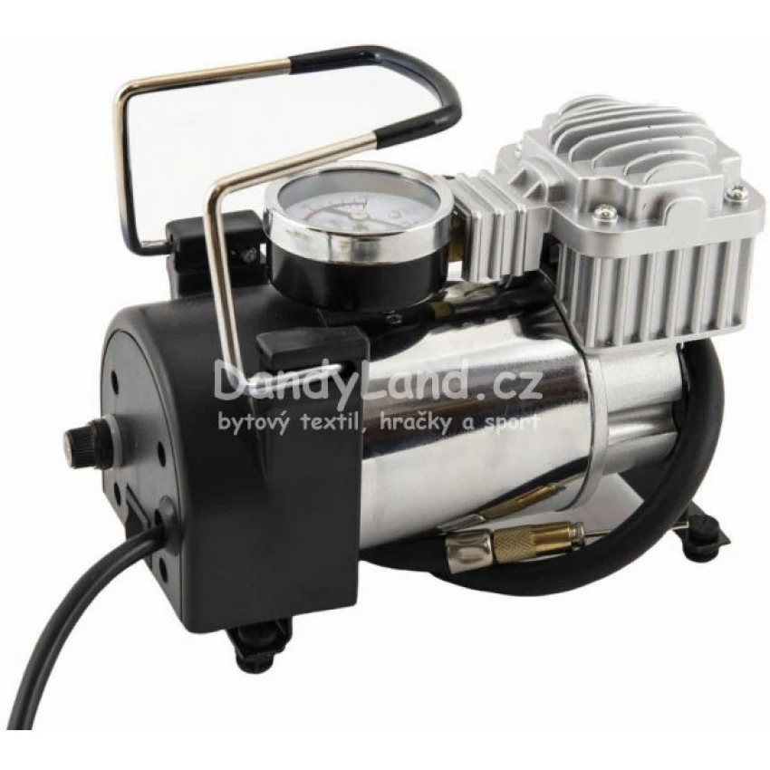 Vzduchový kompresor 150 PSI set s koncovkami a adaptérem v krabi